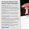 Magic Mushrooms | 2026 12 x 24 Inch (Hanging) Monthly Square Wall Calendar | Plastic-Free